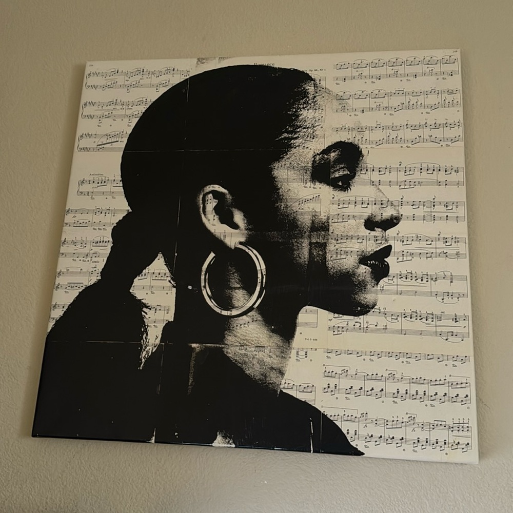 Sade - Music Notes by Dane Shue - Wrapped Canvas Graphic Art